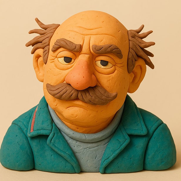 پرامپت ساخت مجسمه های خمیری