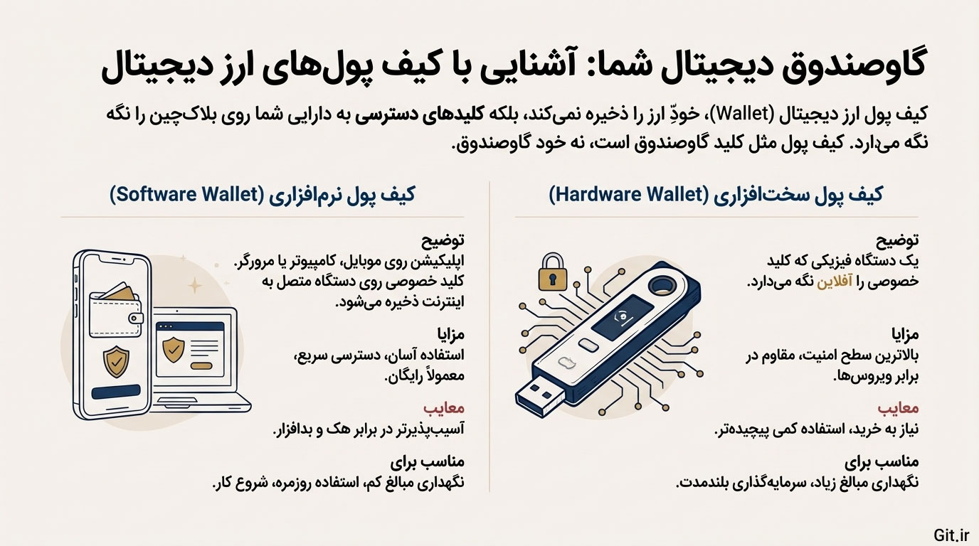 آشنایی با کیف پول های ارز دیجیتال